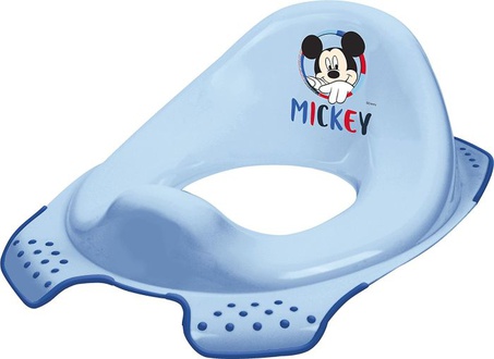 Almi - Dětské WC sedátko, adaptér s obrázkem Disney MICKEY, modré