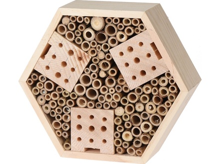 Almi - Hotel hmyzí 22,5x20x7,4cm, hexagon dřevěný