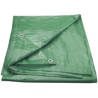 Almi - Plachta zakrývací s oky, 3x5m, 100g/m2, zelená