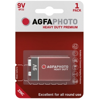 Almi - AgfaPhoto baterie 9 V, 6F22