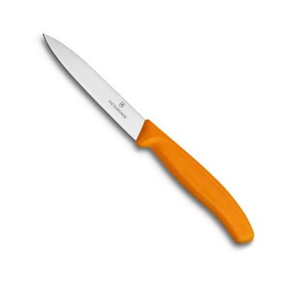 Almi Praha - Nůž na zeleninu 10cm, VICTORINOX 6.7706.L119 oranžový