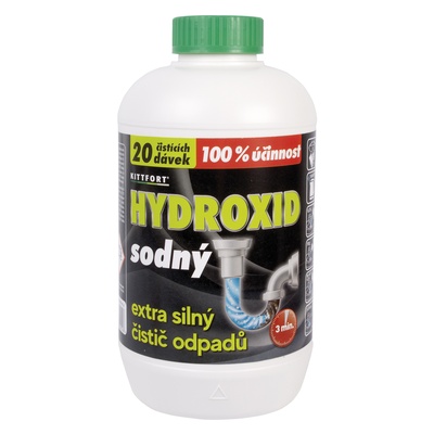 Almi Praha - Hydroxid sodný extra silný čistič odpadů 1 kg