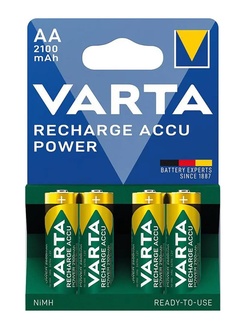 Almi - VARTA baterie tužková AA/HR6, dobíjecí 2100/mAh, 4ks