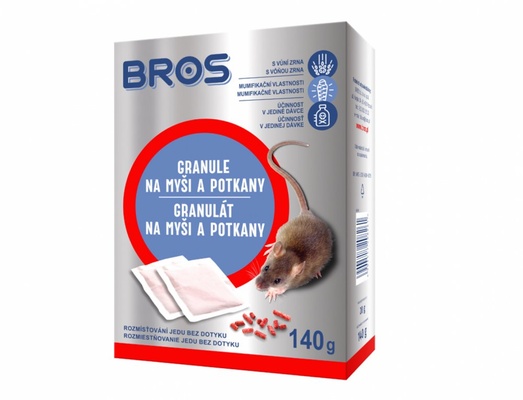 Almi Praha - BROS granule na myši a potkany 7x20g